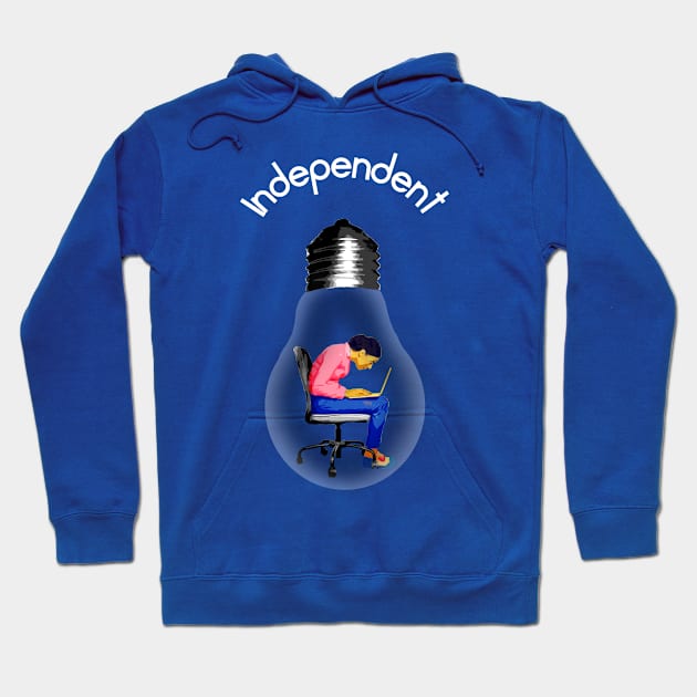 Independent Work Hoodie by Abiarsa